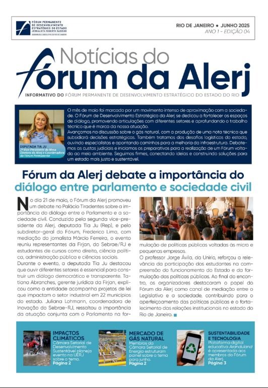 Notícias do Fórum da Alerj - Ed.004